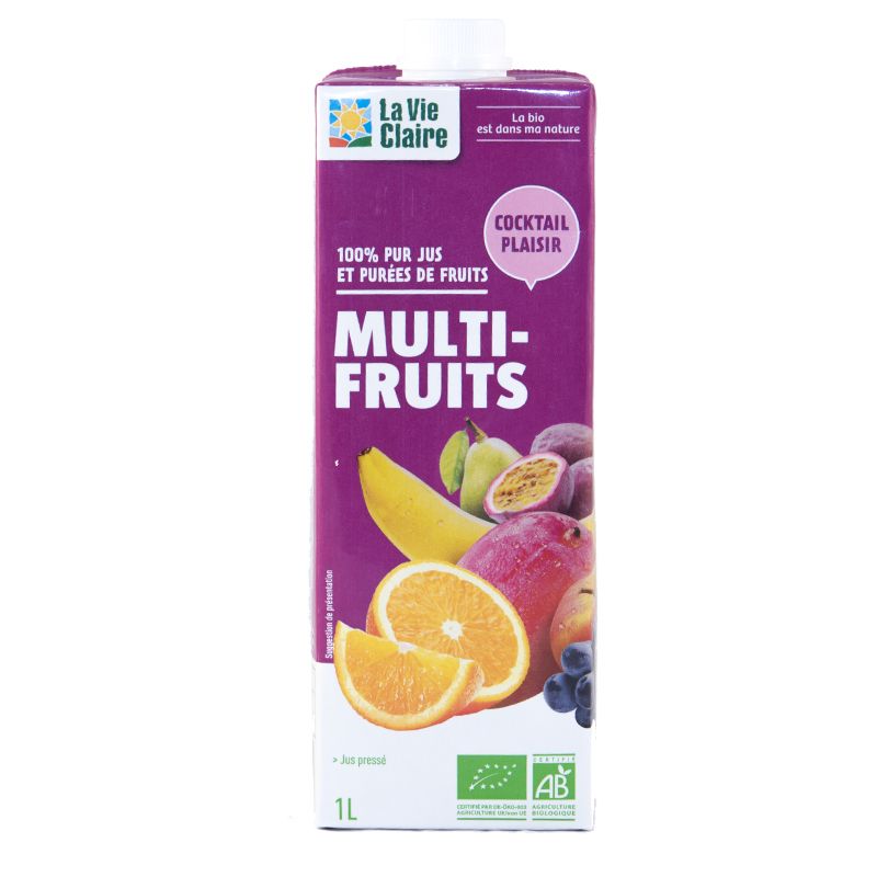 Jus multi-fruits bio