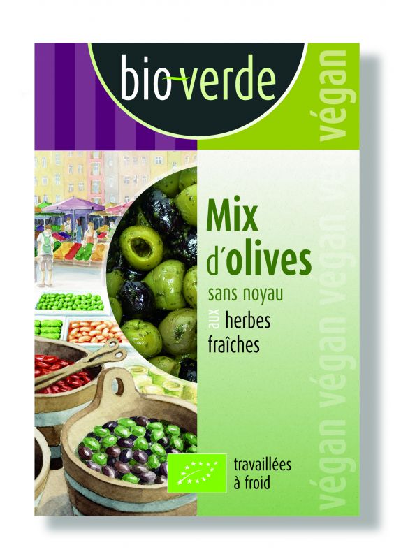 Mix d'olives sans noyau 150g