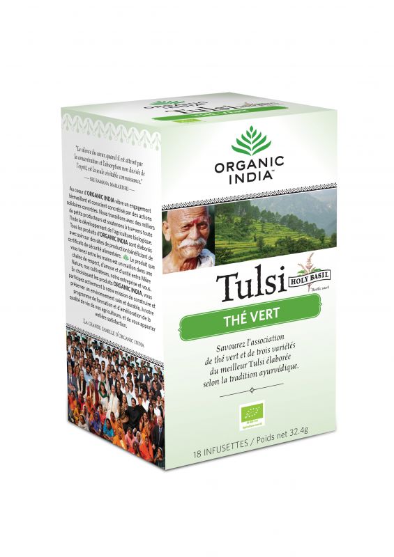 Tulsi Thé Vert Bio Organic India