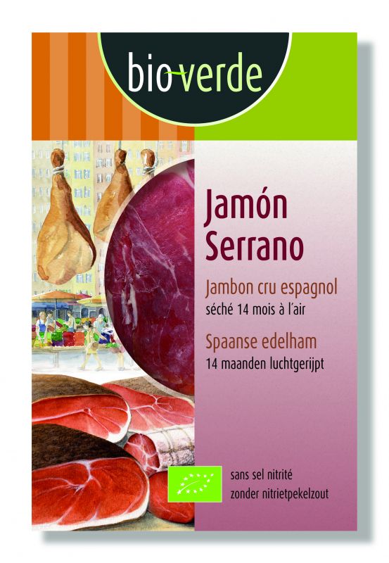 Jamón Serrano 80g - sans sel nitrité