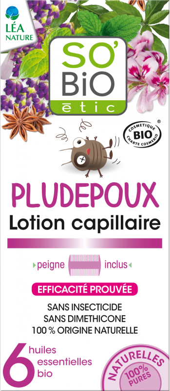 Lotion capillaire Pludepoux, aux 6 huiles essentielles bio