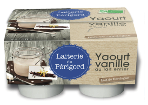 Laiterie du Périgord yaourt étuvé Vanille
