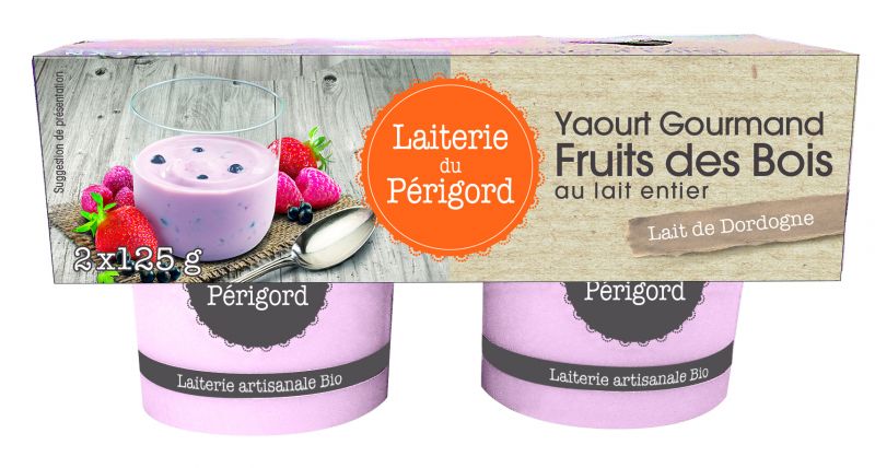 Laiterie du Périgord yaourt gourmand Fruits des Bois