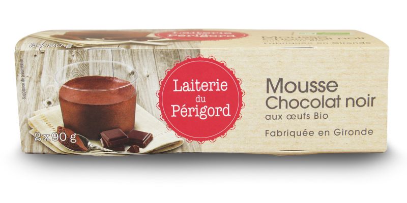Laiterie du Périgord Mousse au Chocolat noir