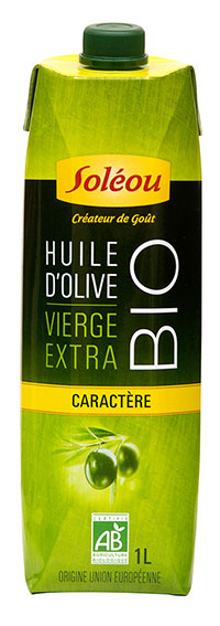 Huile d’olive bio Caractère - Tetra 1L