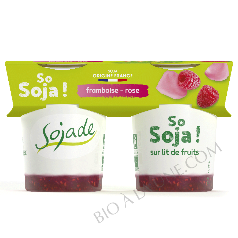 So Soja sur Lit de Fruits - Framboise/Rose