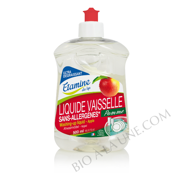 Liquide vaisselle pomme bio 500 ml Etamine du lys
