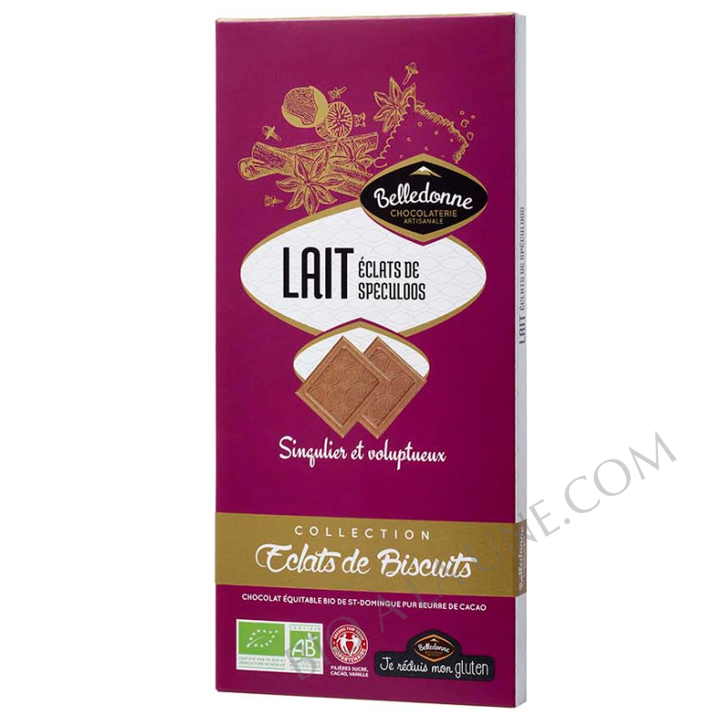 Tablette lait biscuits speculoos