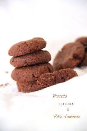 Biscuits Chocolat & Pâte d'Amande