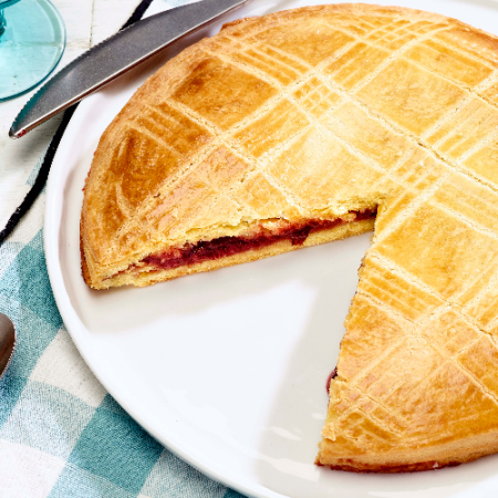 Gâteau basque Fraise Bio Cranberry Saveurs Attitudes