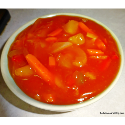 Recette de la sauce aigre douce