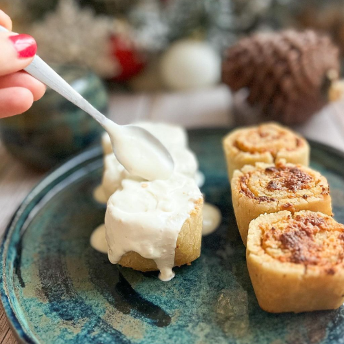 Rolls salés au pesto à la truffe blanche d'été sans gluten